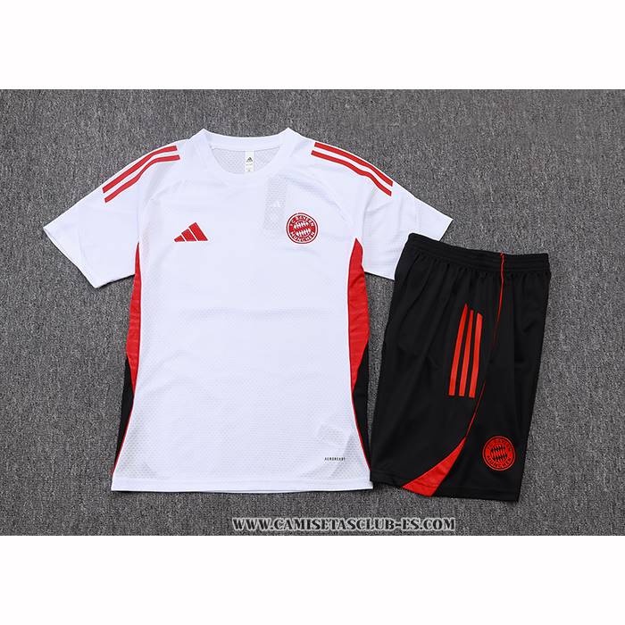 Chandal del Bayern Munich 25-26 Manga Corta Blanco - Pantalon Corto